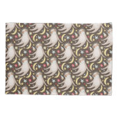 Sloth Astronaut Pattern Kussensloop (Achterkant-Links)