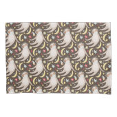 Sloth Astronaut Pattern Kussensloop (Voorkant-Links)