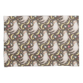 Sloth Astronaut Pattern Kussensloop (Voorkant-Rechts)