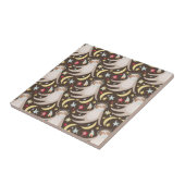 Sloth Astronaut Pattern Tegeltje (Zijkant)