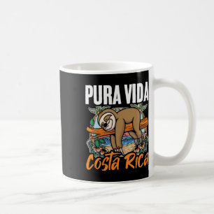 Sloth Beach Vakantie Tropische Luiaards Pura Vida Koffiemok