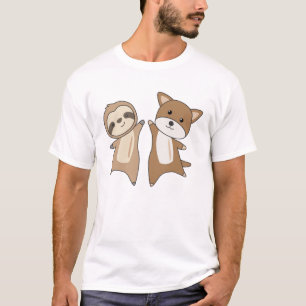 Sloth Beagle Dog Dierenvrienden Sloths Honden T-shirt