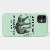 Sloth ben ik traag? Case-Mate iPhone case (Achterkant (horizontaal))