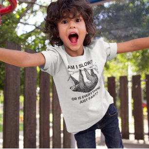 Sloth ben ik traag? t-shirt