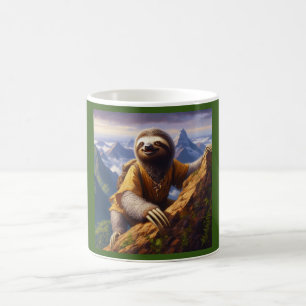 Sloth bergbeklimmen koffiemok