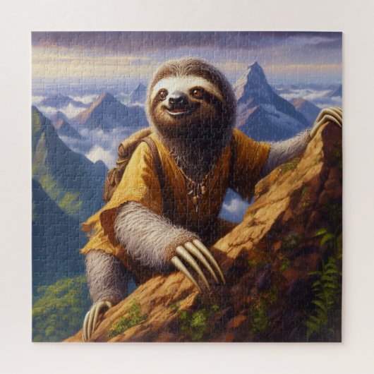 Sloth bergbeklimmen legpuzzel (Verticaal)