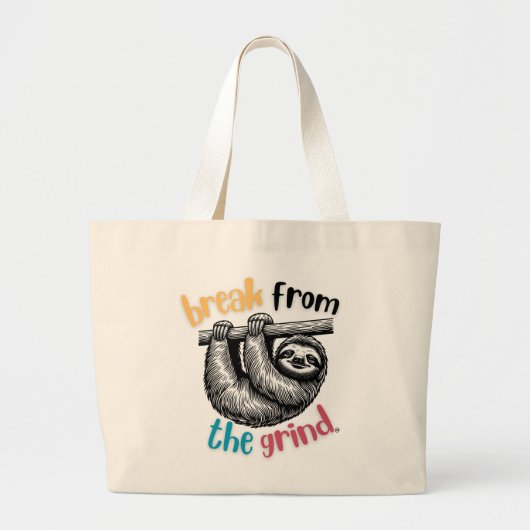 Sloth BFTG Grote Tote Bag (Voorkant)