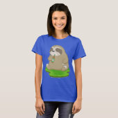 Sloth Bottle Beer T-shirt (Voorkant volledig)
