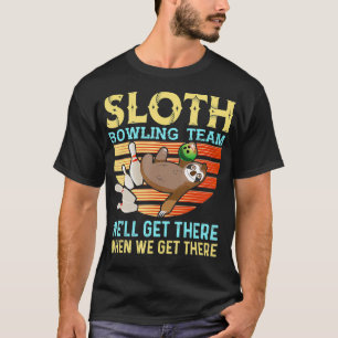 Sloth Bowling Grappige Bowler Bowling T-shirt