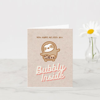 Sloth Bubble Tea Kaart