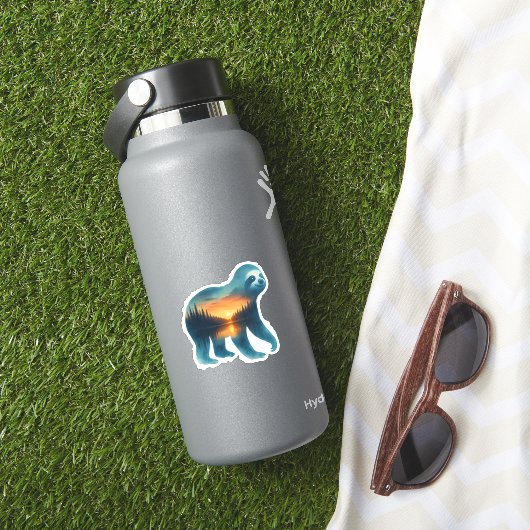 Sloth Camping Lover Sticker (HydroFlask Insitu)
