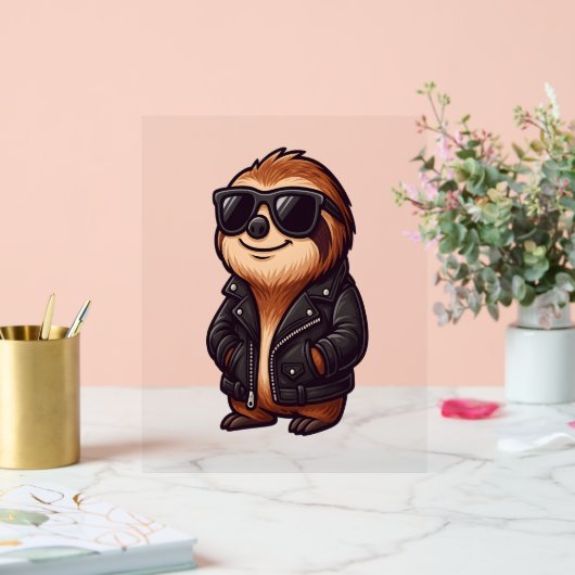 Sloth Chill Mood Acryl Bord (Huwelijk)