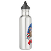 Sloth Chill the 4th out Patriotic USA Waterfles (Links)