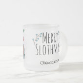 Sloth Christmas Coffee Mug (Devant droit)