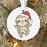 Sloth Christmas Winter Animaux Slots<br><div class="desc">Le paresseux à Noël avec des lumières de fées. Animaux amusants avec des cadeaux et de la neige pour les vacances. Un doux salut de Noël. Les fentes sont des animaux mignons et parfaits pour Noël.</div>