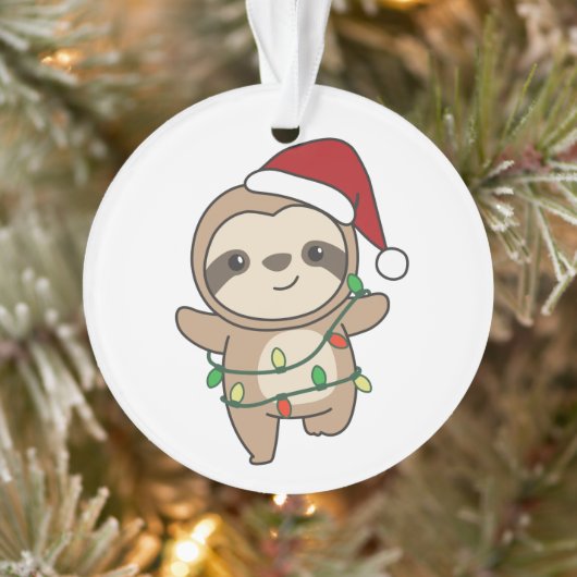 Sloth Christmas Winter Animaux Slots (Arbre)