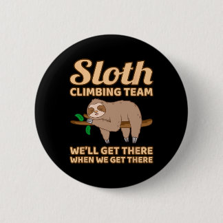 Sloth Climbing Team  Ronde Button 5,7 Cm