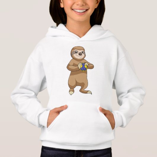 Sloth comme joueur de handball avec Handball (Devant)