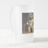 Sloth Cricket Speler Matglas Bierpul (Voorkant links)