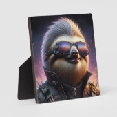 Sloth Cyberpunk Fotoplaat (Voorkant)
