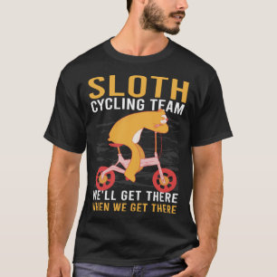 Sloth Cycling Team We komen er als we de T-shirt
