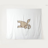 Sloth Dab Wandkleed (Voorkant (horizontaal))