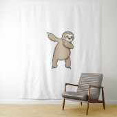 Sloth Dab Wandkleed (In situ)