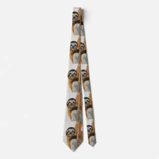 Sloth design tie stropdas
