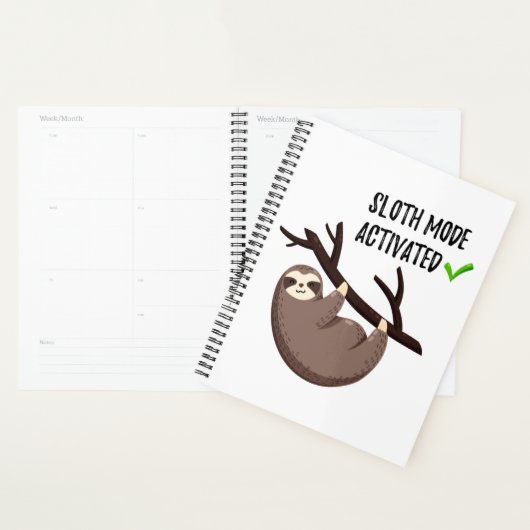 Sloth dit : | Mode Sloth activé (Devant avec enveloppe)