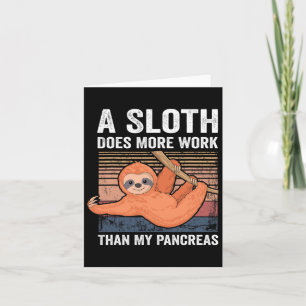 Sloth doet meer werk dan mijn pancreas T1D diabete Kaart
