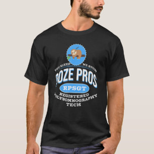 Sloth Doze Pro's geregistreerd Polysomnografische T-shirt