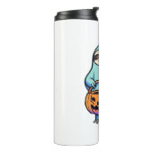 Sloth Ghost Halloween Oversized T-shirt Thermosbeker (Gedraaid links)