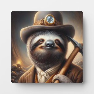 Sloth Gold Miner Fotoplaat