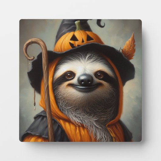 Sloth Halloween Fotoplaat (Voorkant)