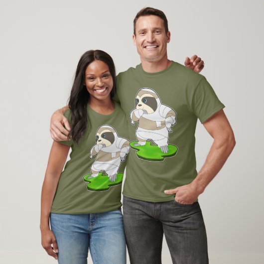 Sloth Halloween Mummy T-shirt (Unisex)
