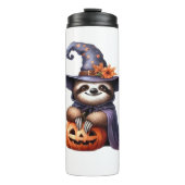 Sloth Halloween Pirate Kinder Vrouwen Mannen Sloth Thermosbeker (Voorkant)
