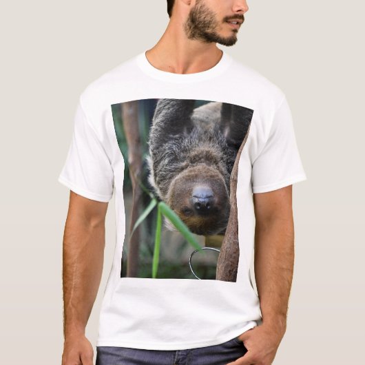 Sloth Hanging Out Edinburgh Zoo T-shirt (Voorkant)