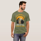 Sloth Hiking Shirt Sloth Hiking Team Premium (Voorkant volledig)