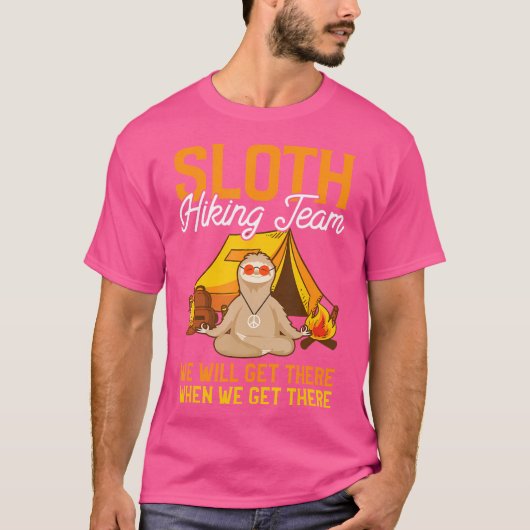 Sloth Hiking Team T-shirt (Voorkant)