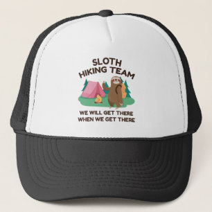 Sloth Hiking Team Trucker Pet
