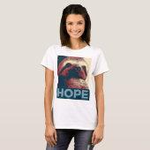 Sloth Hope poster T-shirt (Voorkant volledig)