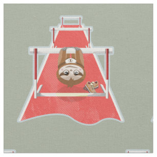 Sloth Hurdles race atletiek Stof