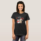 Sloth I'm Snow Cute Snowman Snow Pun T-shirt (Voorkant volledig)