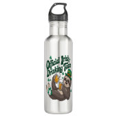 Sloth Irish Drink St Patrick's Day Waterfles (Voorkant)