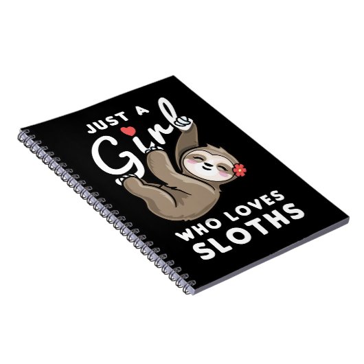 Sloth is gewoon een meisje dat 209 sloten verliest notitieboek (Rechterzijde)