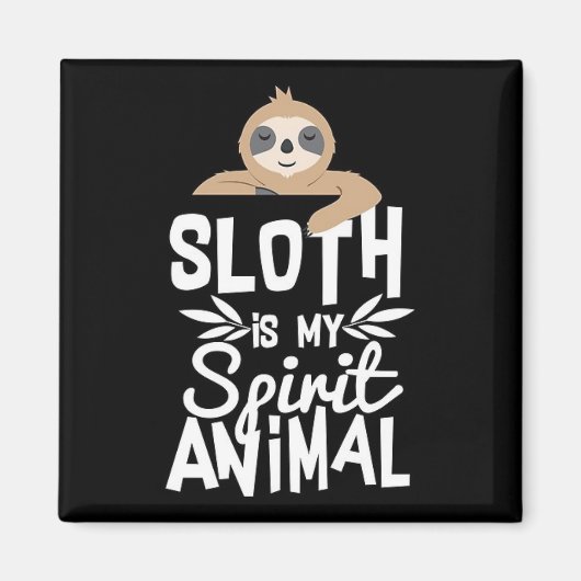 Sloth is mijn Spirituele diertje Magneet (Voorkant)
