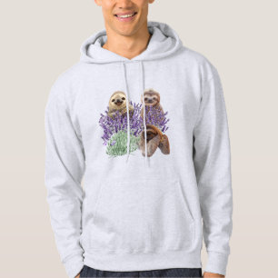 Sloth Lavender Shirt Womens Slotkleding Moeder