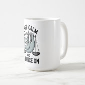 Sloth Libra Zodiac 15oz Mug (Devant droit)