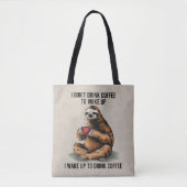 Sloth Love Coffee Tas (Voorkant)