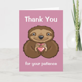 Sloth Love - Merci pour votre patience